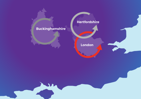 Readybus locations - London, Hertfordshire & Buckinghamshire